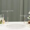 23 in Clear 3 Tier Spiral Plastic CUPCAKE Pedestal Dessert DISPLAY STAND Party